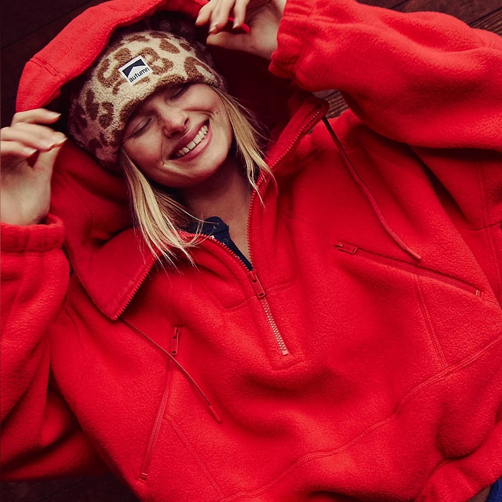 Free People Wild And Free Fleece Pullover